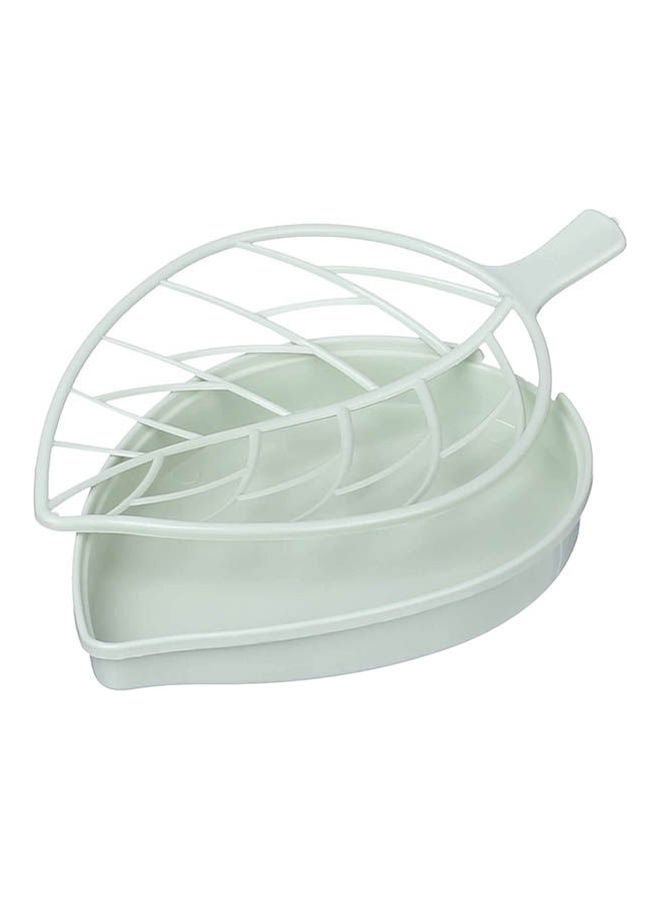 El Baraka Leaf Plastic Soap Dish Green - Image 2