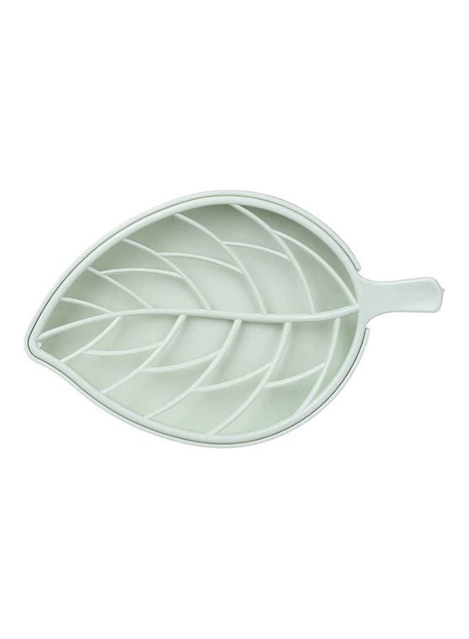El Baraka Leaf Plastic Soap Dish Green - Image 3