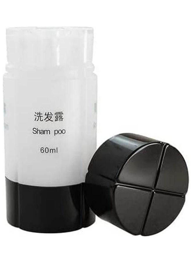4-In-1 Travel Bottle Set Organized Leak Proof Travel Tube Sets Dispensing Containers For Shampoo Lotion Soap Black/White 60ml  - Image 1