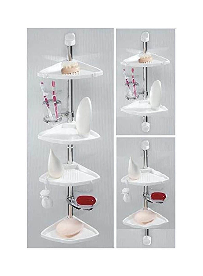 Generic - Bathroom 4-Shelf Stand White - Image 1