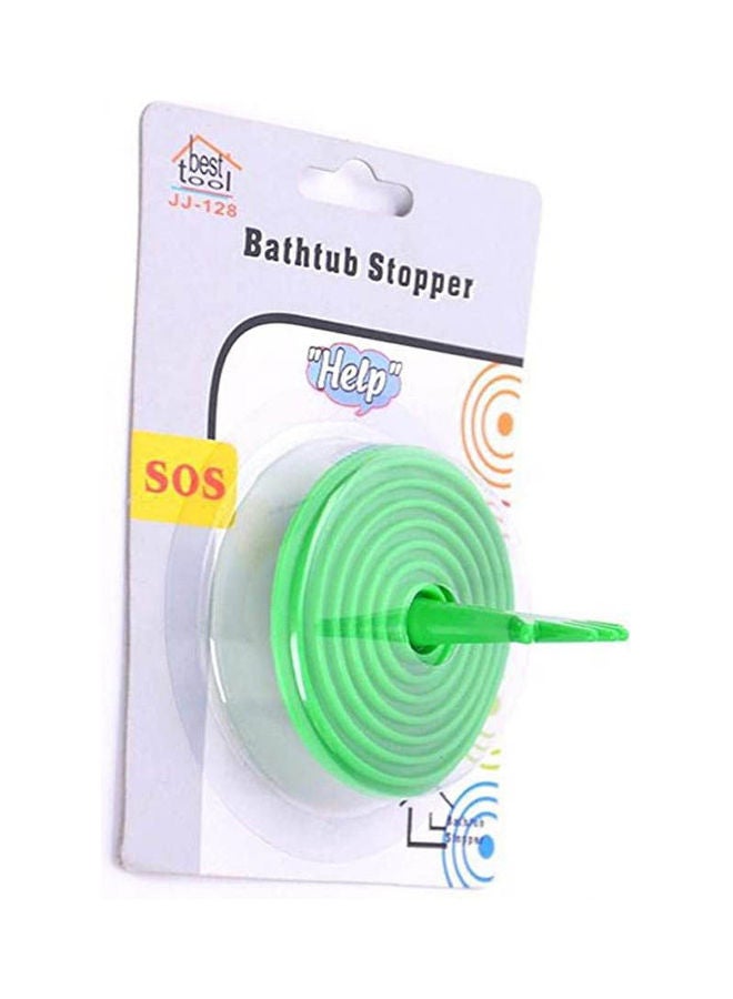 A Silicone Hand-Shaped Basin And Tub Plug Green 13.7 x 9.9 x 4.9cm