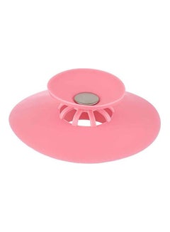 Silicone Round Basin And Tub Plug Pink