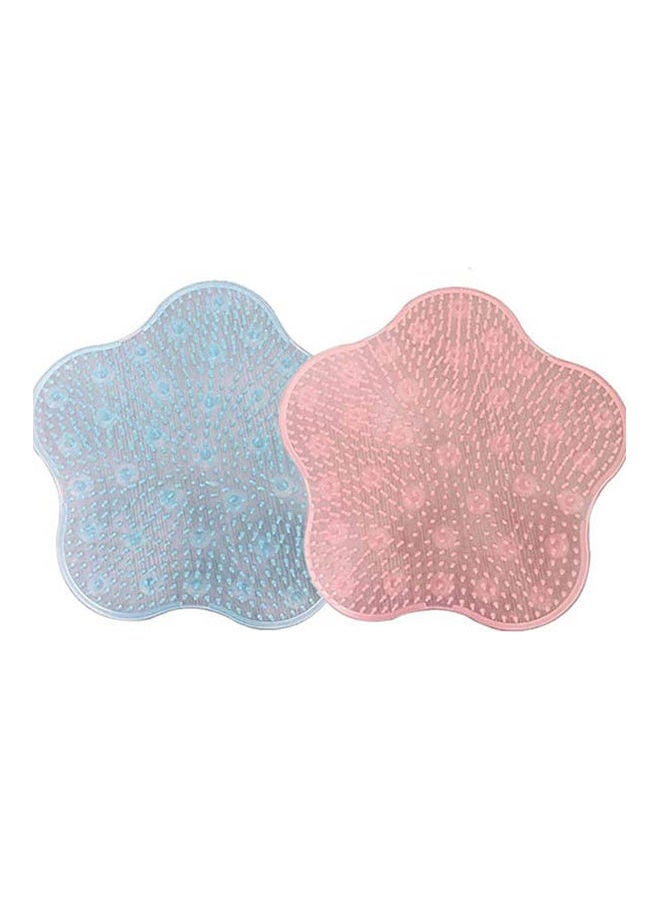 FINGER TEN Foot Scrubber For Shower Massager 2 Pack Multicolour  - Image 1