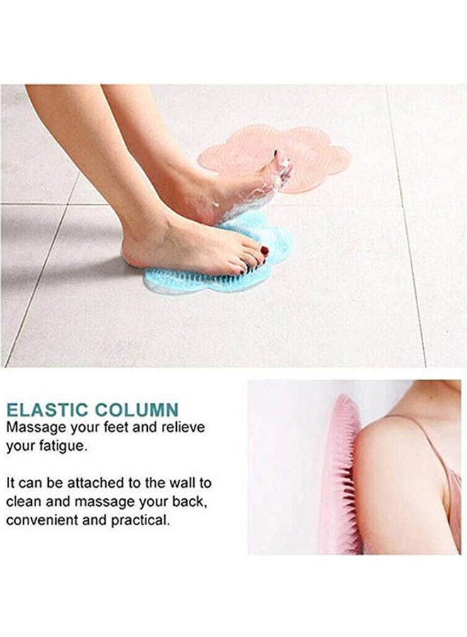 FINGER TEN Foot Scrubber For Shower Massager 2 Pack Multicolour  - Image 2