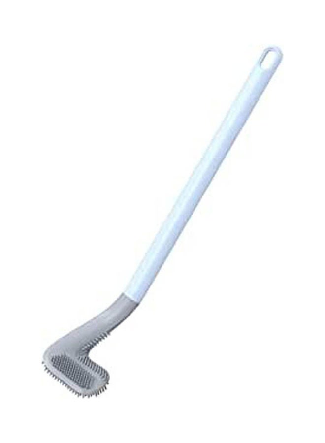 فرشاة تنظيف المرحاض للجولف، فرشاة تنظيف المرحاض المرنة المصنوعة من السيليكون مع مقبض طويل غير قابل للانزلاق مثبتة على الحائط، فرشاة تنظيف المرحاض سريعة الجفاف (أسود) -- أسود - Image 1