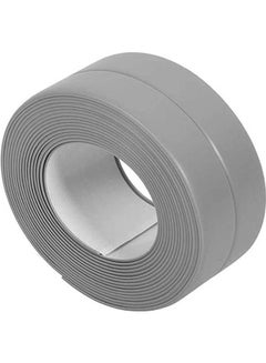 KaLaiXing Tub and Wall Caulk Strip Wall Sealing Tape Waterproof Self-Adhesive Decorative Trim Grey 