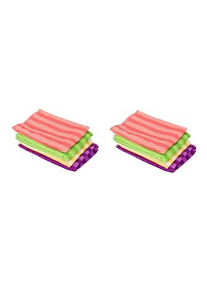 Kitchen Towel Set  10 Pieces Multicolour