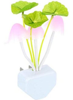 Led Night Light Mushroom Potting Lamp Light Sensor Romantic Colorful Home Party Décor White 13.7x5.7x5.0cm