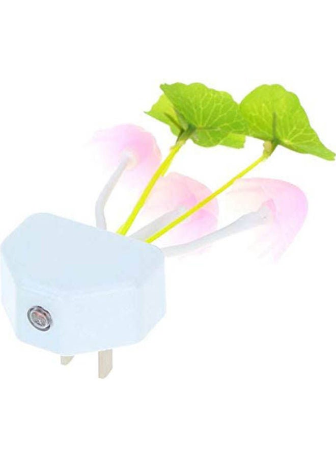 Generic - Led Night Light Mushroom Potting Lamp Light Sensor Romantic Colorful Home Party Décor White 13.7x5.7x5.0cm - Image 1