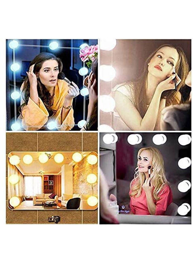 Generic - 3 Color Temperature Modes Led Usb Hollywood Vanity Mirror Lights White 3 Mmeter - Image 1