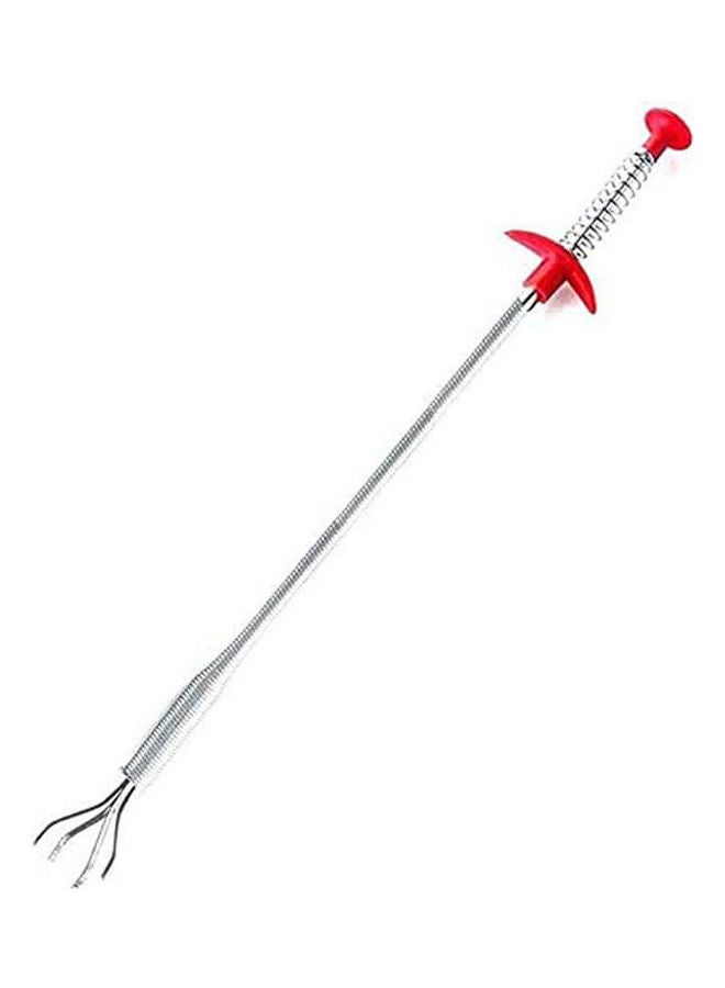 Drain Augers  Drain Clog Remover  Sink Drain Hair Catcher Flexible Pickup Toilet Cleaning Tool With Retractable Claw Stick -- 62.99 Inch Multicolour - Image 1