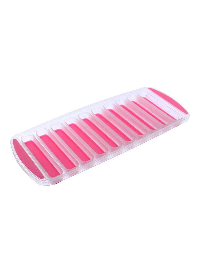 زي إم Silicon Ice Tray With Plastic Body Pink