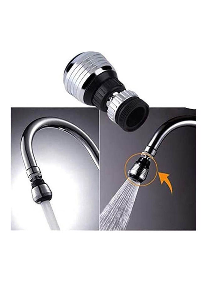 Generic Home Kitchen Water Tap Aerators Water Saving Filter Faucet Bathroom Diffuser Sprayers Silver  - Image 2