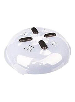 Hover Cover Magnetic Microwave Splatter Lid With Steam Vents Cover White