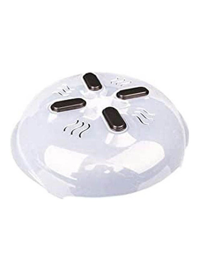 Generic - Hover Cover Magnetic Microwave Splatter Lid With Steam Vents Cover White - Image 1