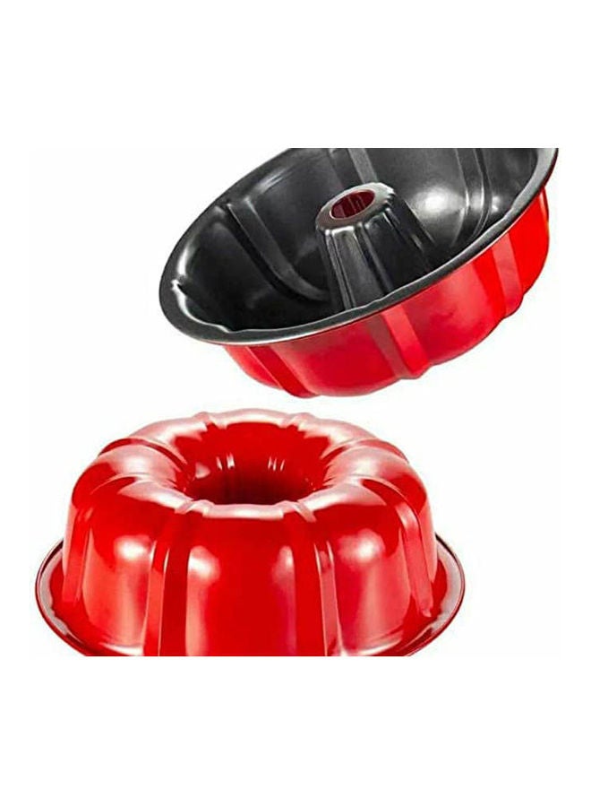 Generic - Teflon Coated Metal Cake Mold Non Stick Teflon Coated Cake Red 20cm - Image 1