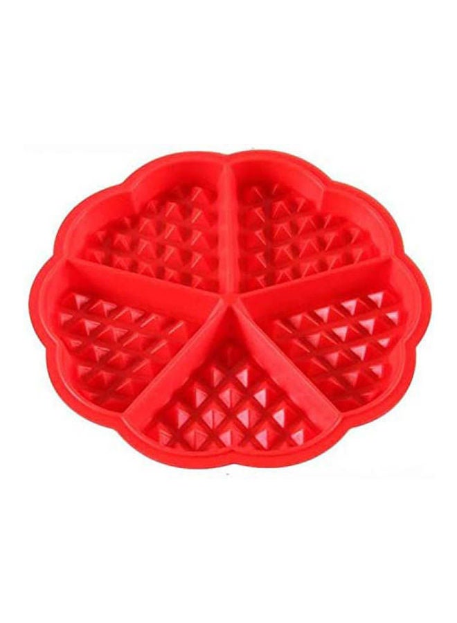 Waffles Cake Mould Red 18.5x1.5cm