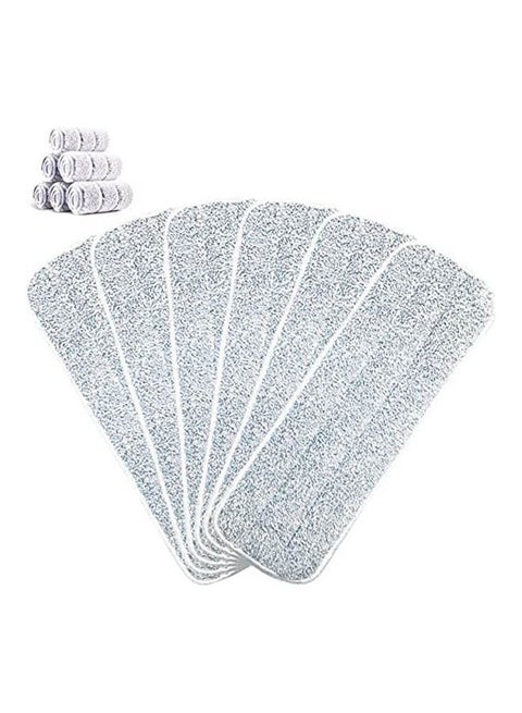 6 Pieces Microfiber Mop Replacement Pads Grey 13*16inch