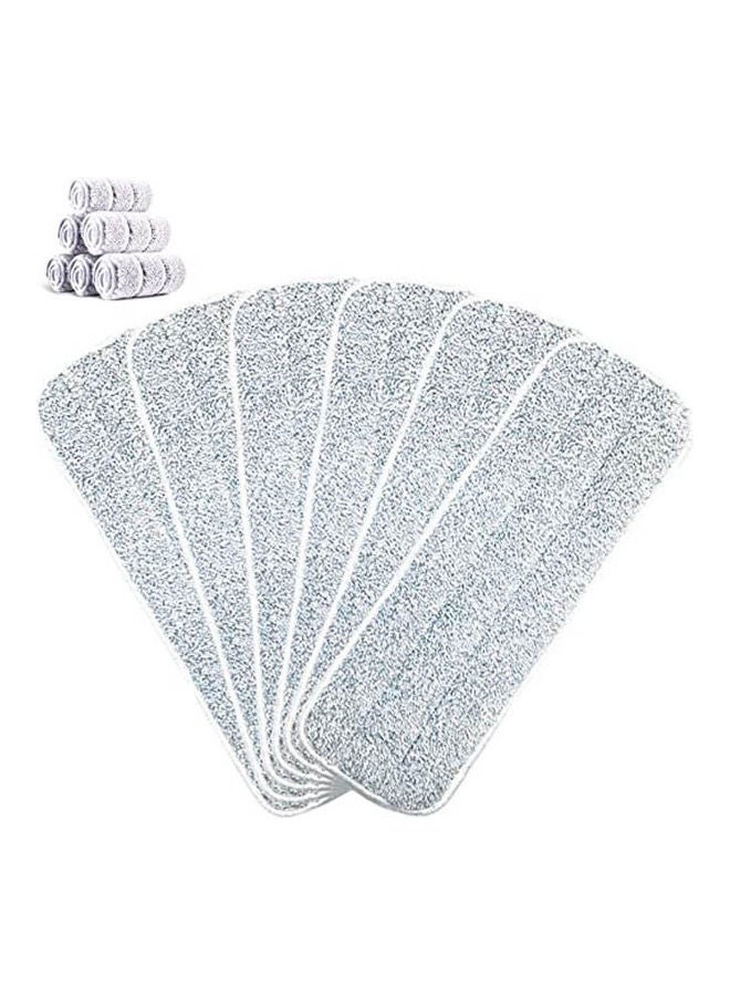 6 Pieces Microfiber Mop Replacement Pads Grey 13*16inch