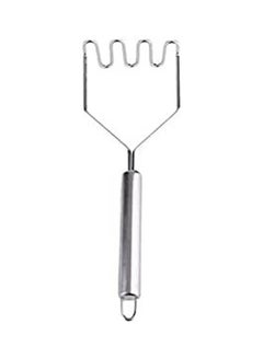 Generic Stainless Steel Potato Mud Pressure Masher Silver 