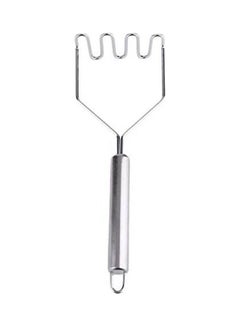 Generic Kitchen Stainless Steel Potato Egg Masher Mud Press Vegetable Ricer Crusher Tool Silver 