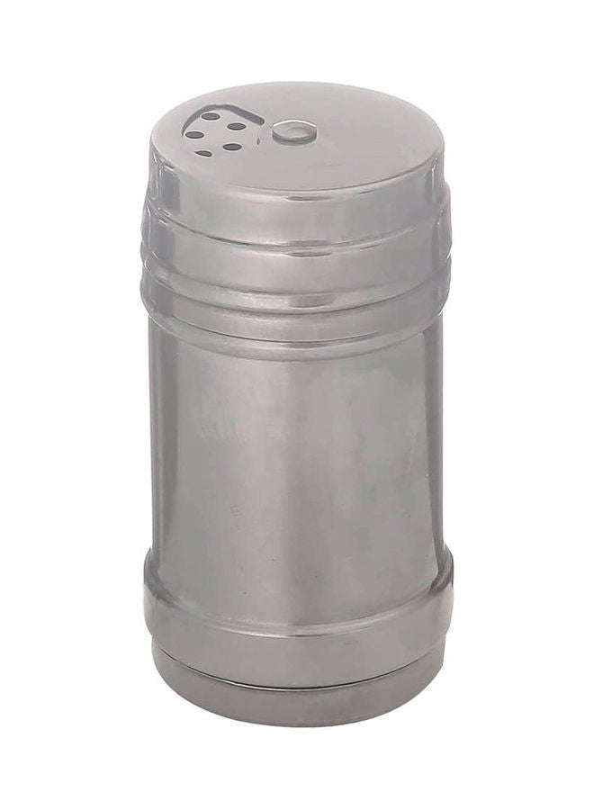 Stainless Steel Salt Pepper Shakers With Moving Head Silver