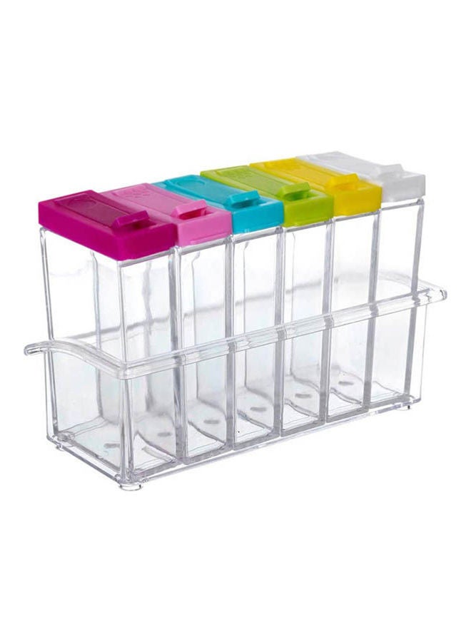 Set Of 6 Seasoning Kit Multicolour