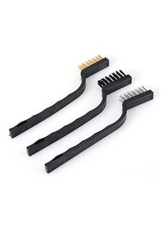 Smart 3-Piece Industrial Brush Set Black 