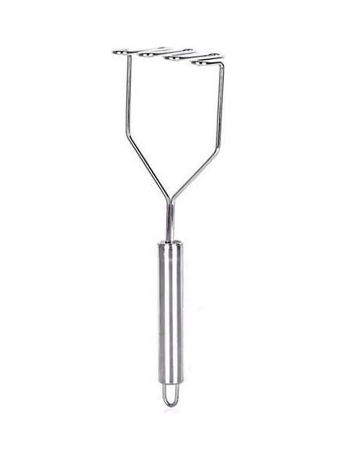 ماركة غير محددة Stainless Steel Kitchen Gadget Wavy Potato Presser Silver 