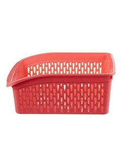Ghazal Plastic Refrigerator Drawer With Pull Grip Red 