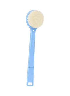 Long Handle Dual Use Bath Brush Blue