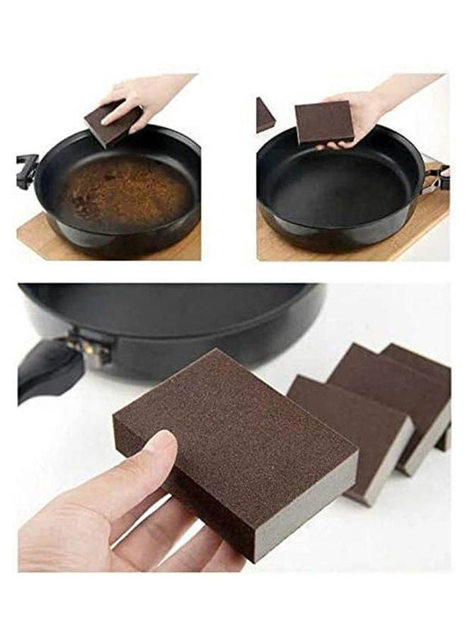 Generic - Carbon Sponge Magic Timer- 4 Pieces Brown - Image 1