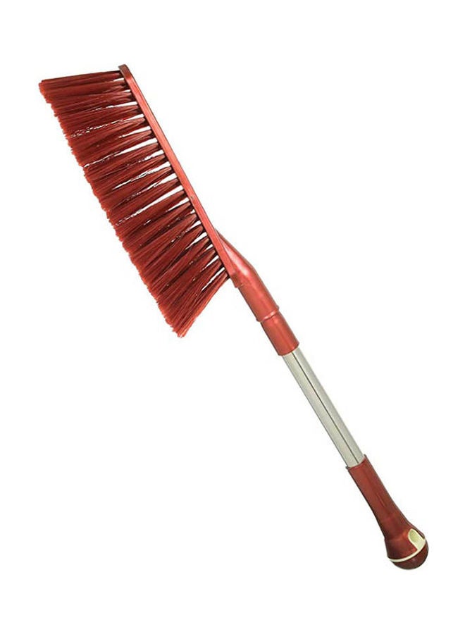 Cleaning Brush With Long Hand Red