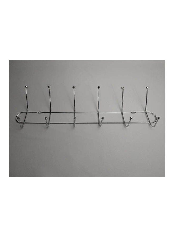 Clothes Hanger And Towels 6 Stainless Steel Buckle Silver 
