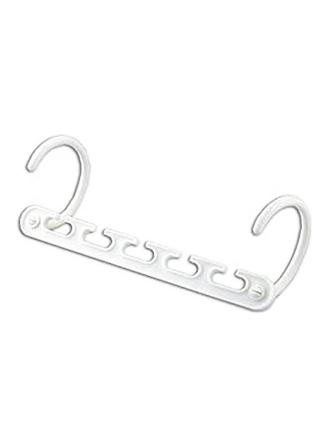 Clothes Hanger Multi-Function Space Saver Wonder Closet Organizer Hook White 26.5x11.5cm  - Image 1