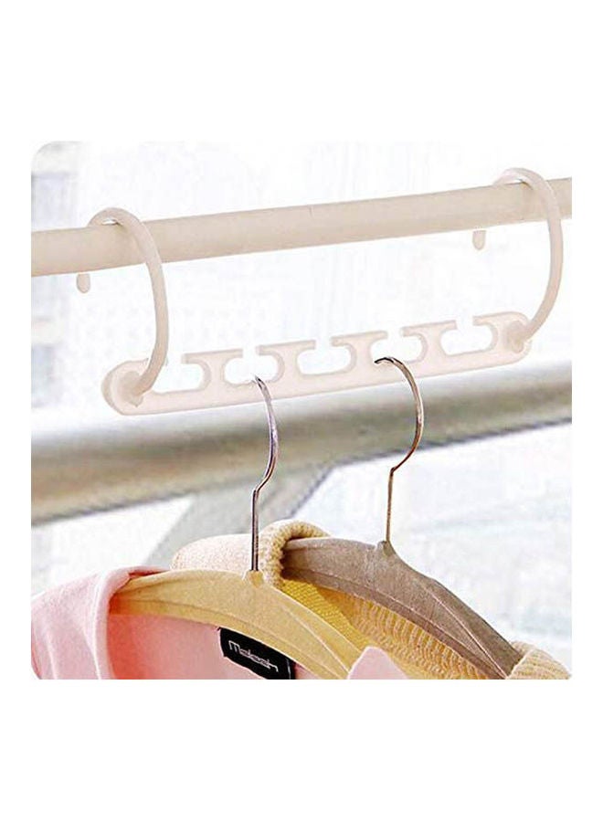 Clothes Hanger Multi-Function Space Saver Wonder Closet Organizer Hook White 26.5x11.5cm  - Image 3