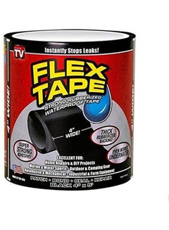 Flex Tape Black Strong Rubberized Seal Tape Black 4inch
