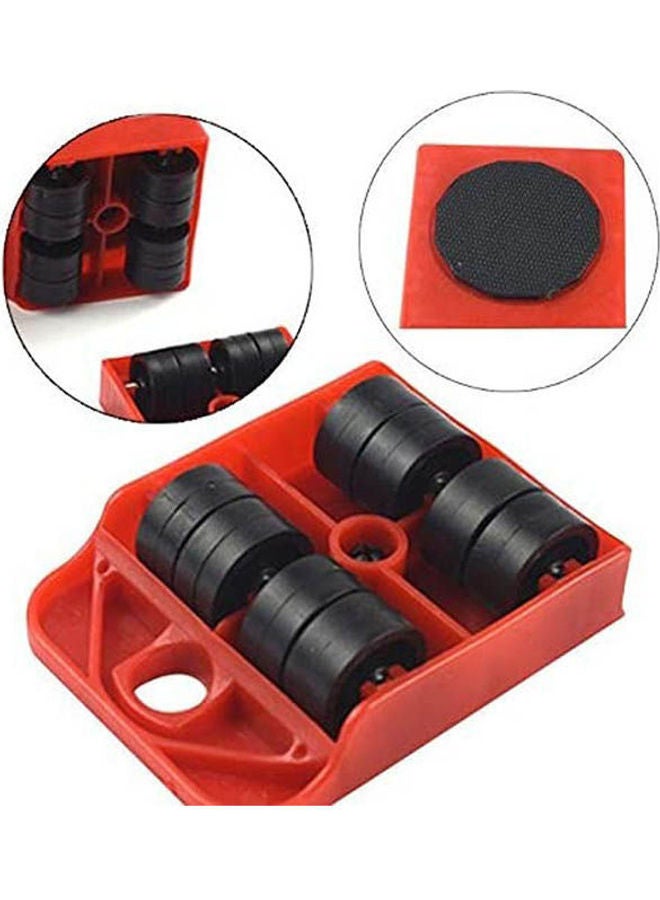 Furniture Transport Lifter tool Set Heavy Stuffs Moving Wheel Red - Image 2