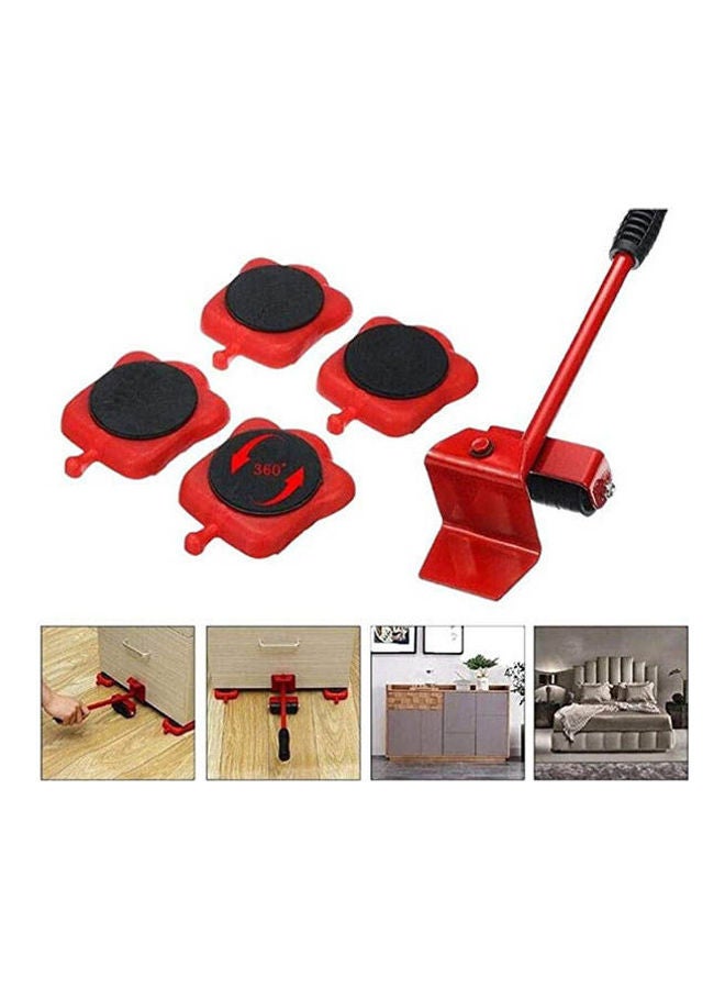 Furniture Transport Lifter tool Set Heavy Stuffs Moving Wheel Red - Image 2