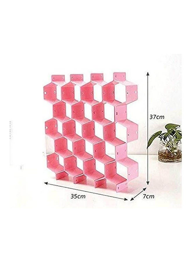 Generic - Drawer Divider And Organizer In Honeycomb Shape Multicolour 37x35x7cm - Image 1