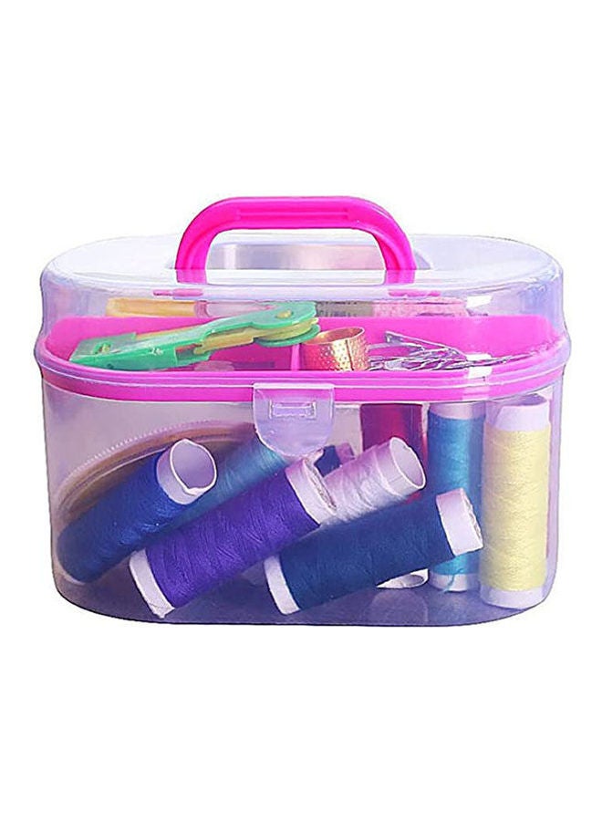 Portable Mini Travel Sewing Box With Needle Threads Multicolour - Image 1