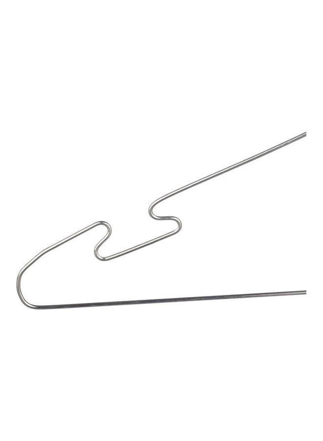Qasem - Stainless Steel Clothes Hanger Set  10 Pieces Silver - Image 1