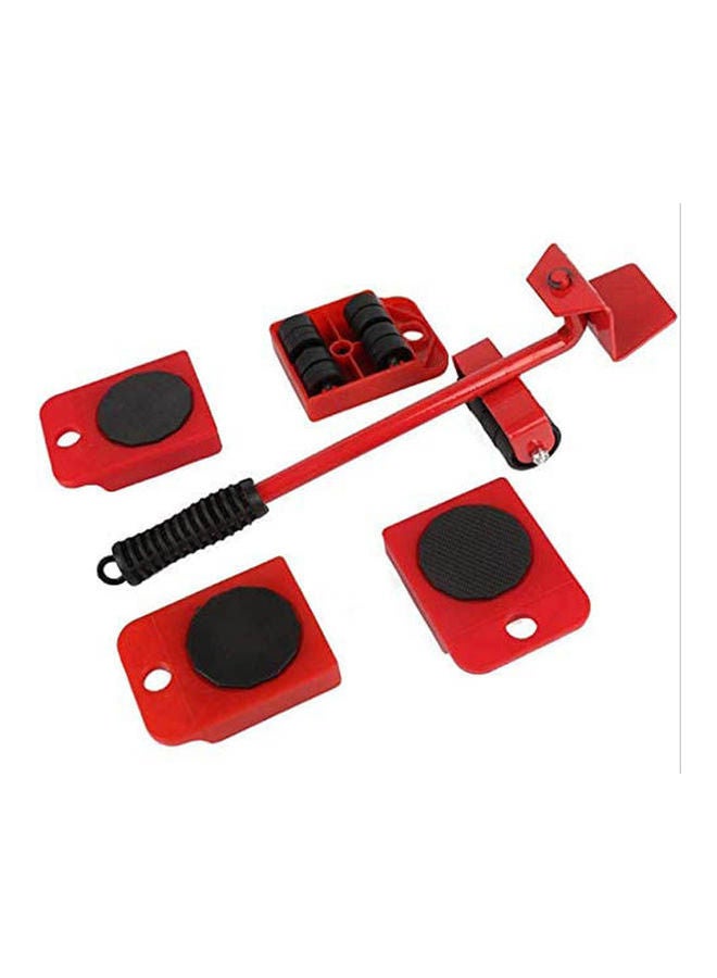 Generic - Five-Piece Set Multi-Functional Heavy Load Handling Combination Household Hardware Furniture Moving Tool Red - Image 1