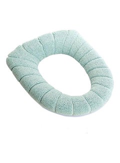 THE PACK Bathroom Soft Thicker Warmer Toilet Seat Cover Pads Green 