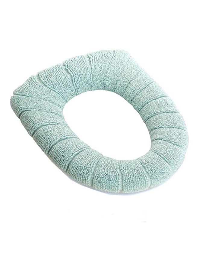 THE PACK Bathroom Soft Thicker Warmer Toilet Seat Cover Pads Green 