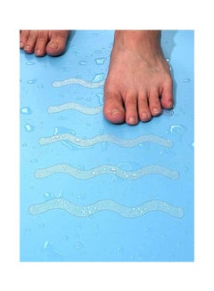 THE PACK Safe Anti Slip Shower Stickers, Bath Tub (6) Clear  - Image 1