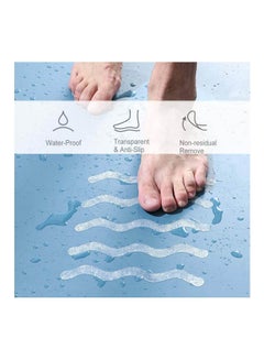 THE PACK Safe Anti Slip Shower Stickers, Bath Tub (16) Clear  - Image 2