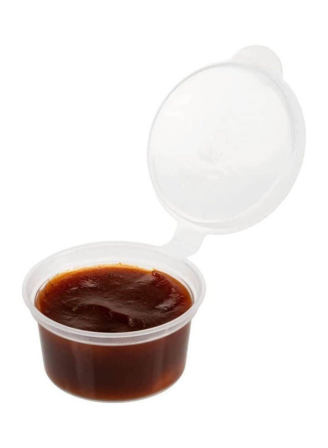 THE PACK - Durable Disposable Plastic Sauce Containers For Samples (20Cups,) Clear 5ml - Image 1