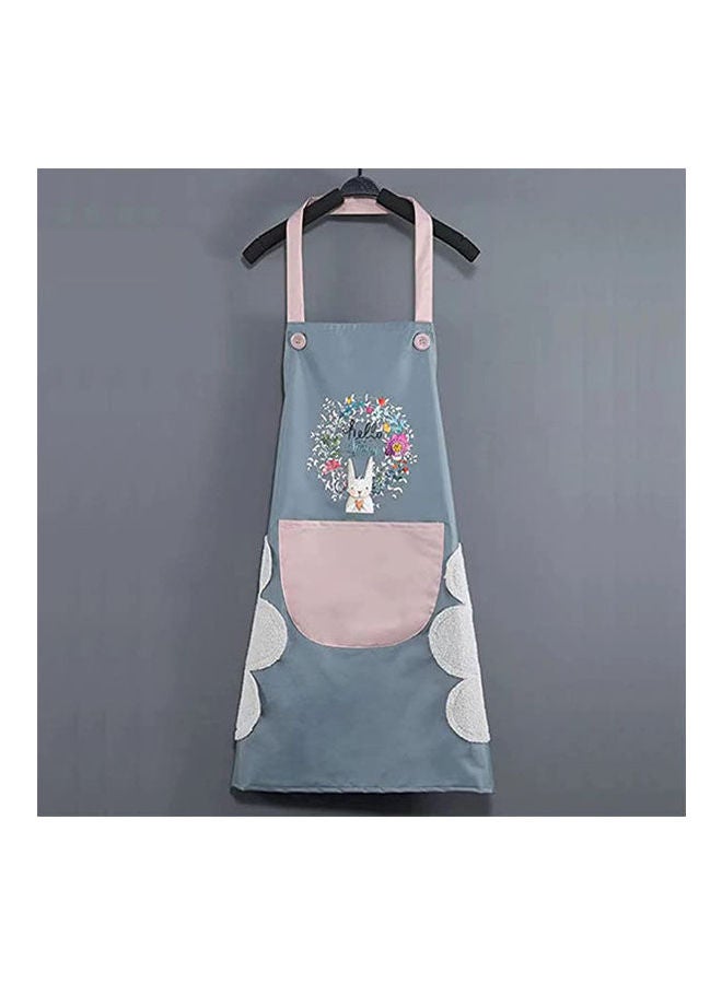 Love Heart Shape Hand Wiped Waterproof Home Kitchen Apron Multicolour - Image 1