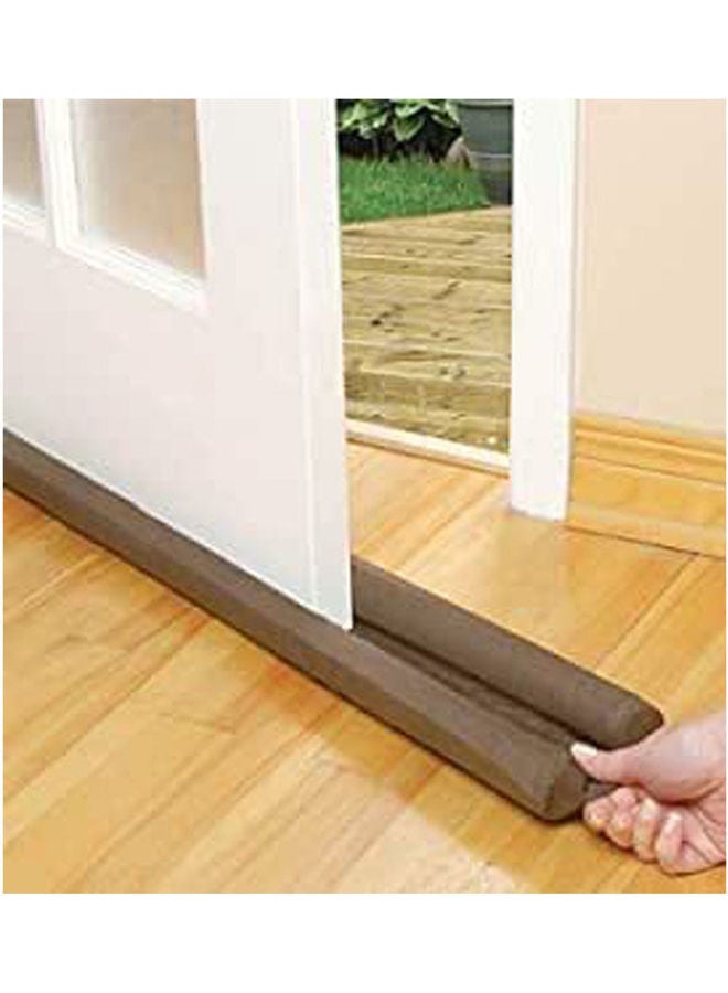 Door Stop Robust Door Wedge Prevent Water Insects Brown 